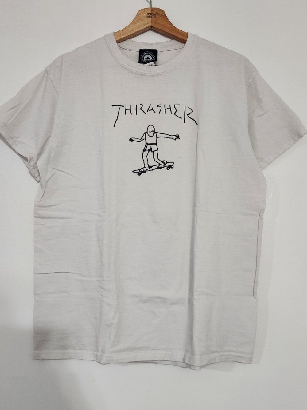 Vintage Streetwear Skate Trashers Tee Skateboard White Men's Size Medium